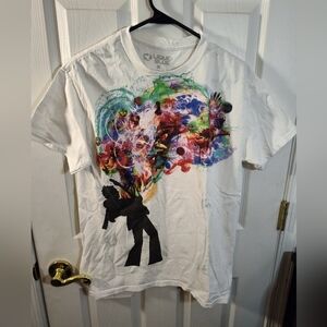 Liquid Blue Jimi Hendrix Abstract Graphic Tee Size M